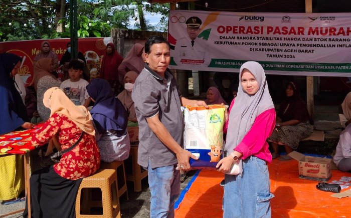 Pemkab Aceh Barat Lakukan Pasar Murah Kendalikan Inflasi