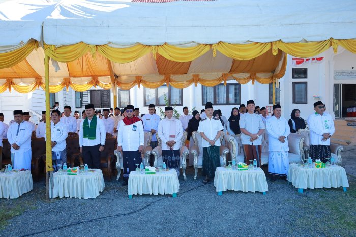 Marhaban Pimpin Upacara Hari Santri Nasional