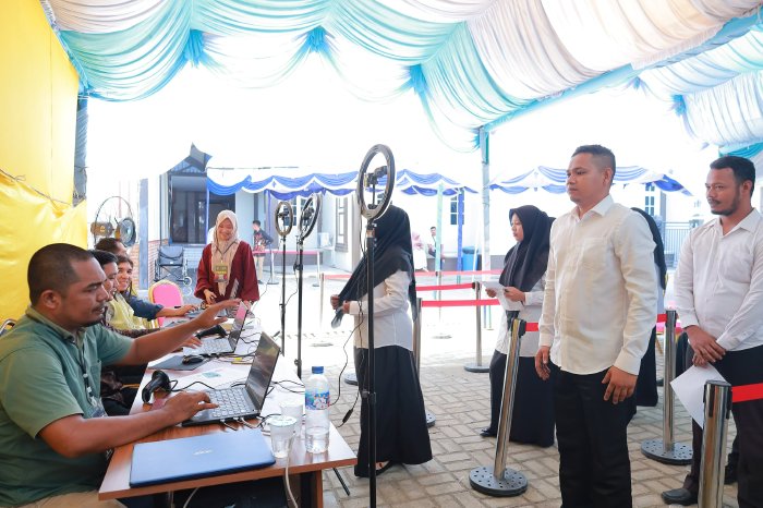 Pemkab Aceh Barat Laksanakan Test CPNS